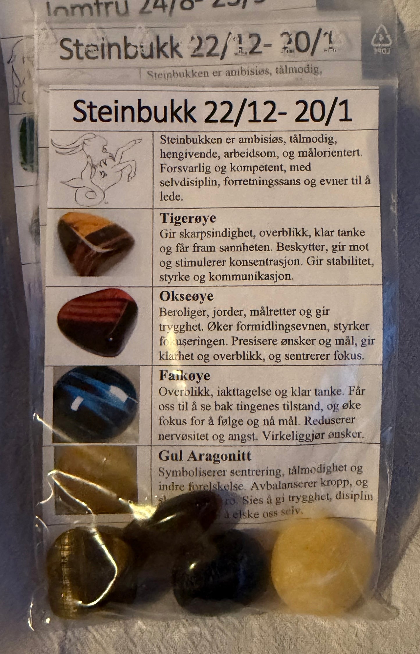 Steinbukken-sett♑️