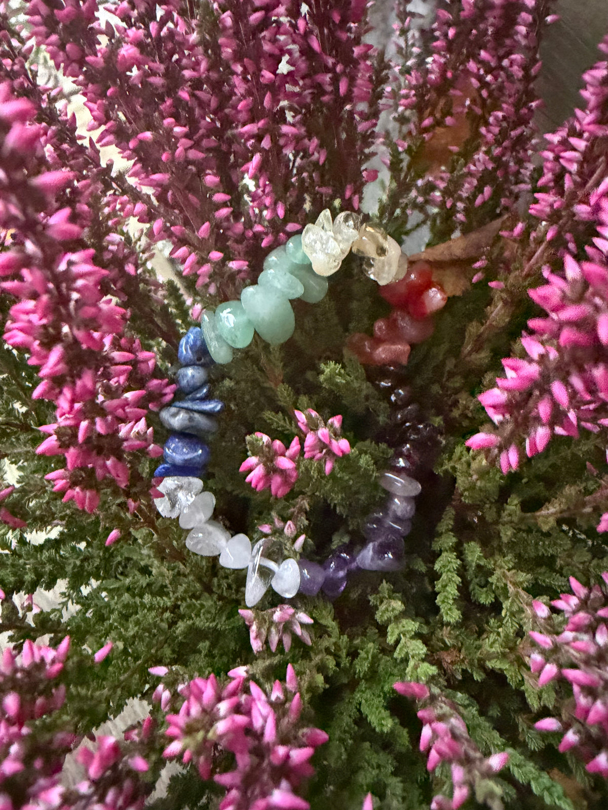Chakra chips armbånd 🌈