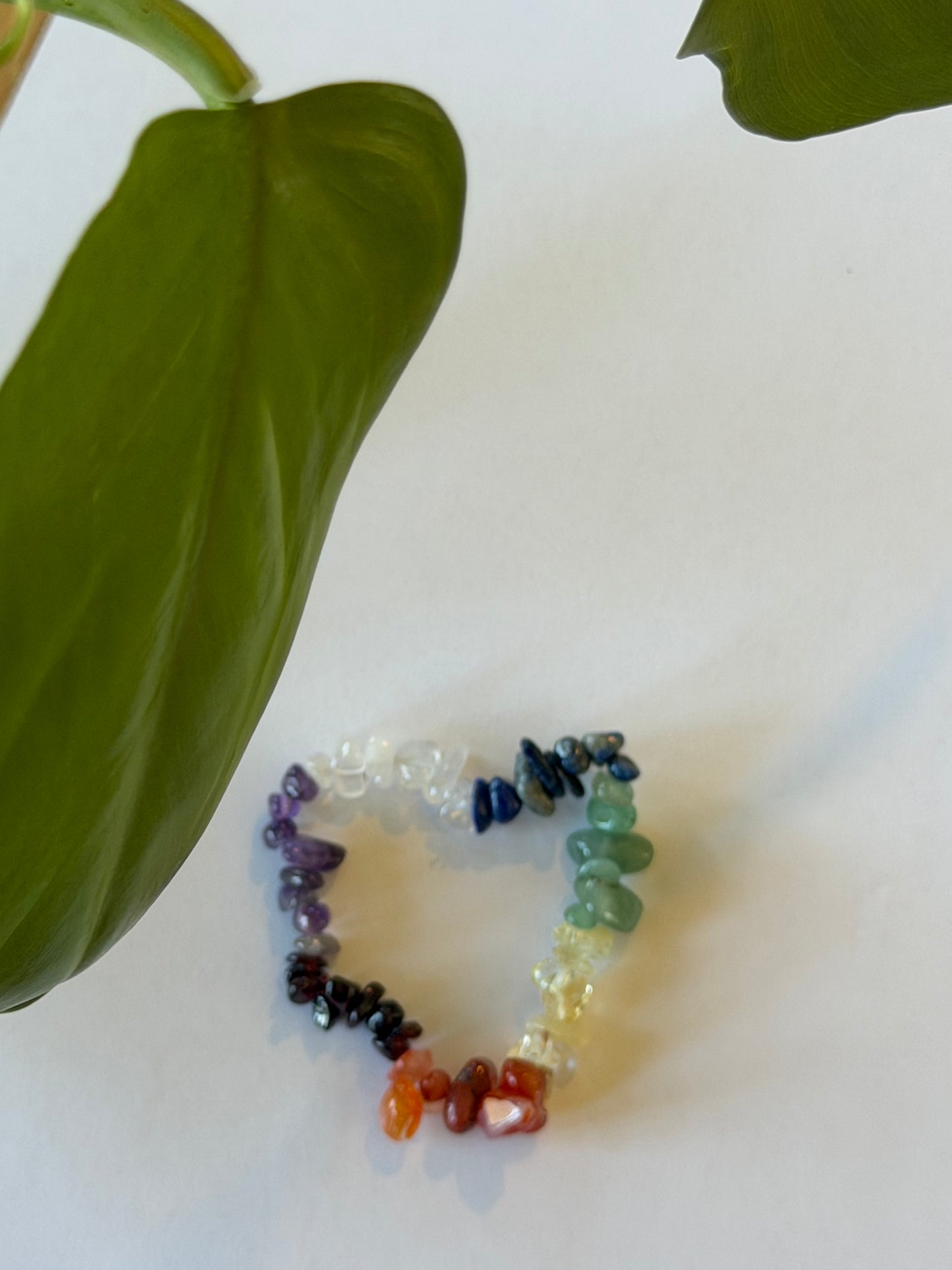 Chakra chips armbånd 🌈