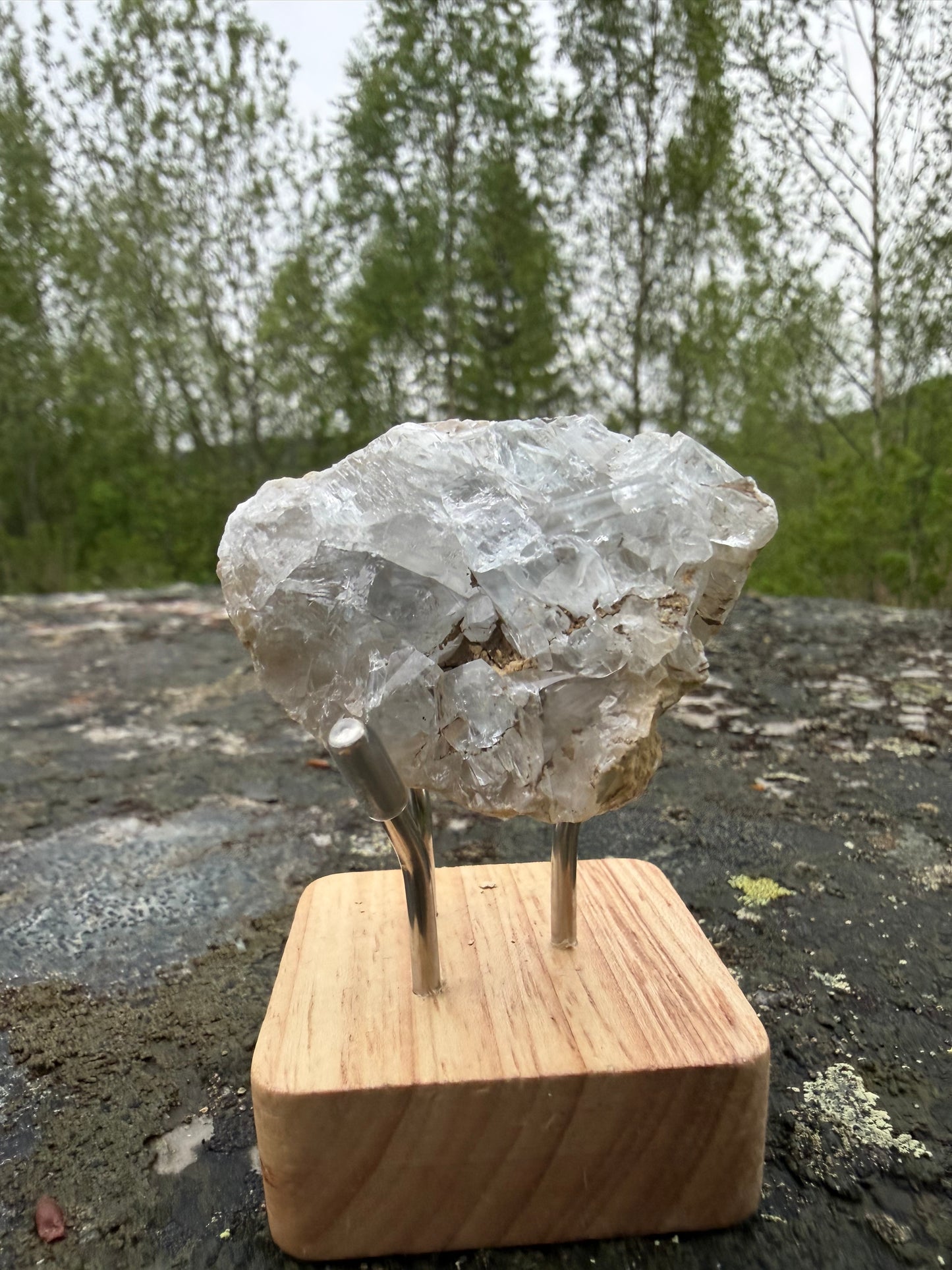 Hvit celestinklynge – A-kvalitet ✨🤍 109 gram