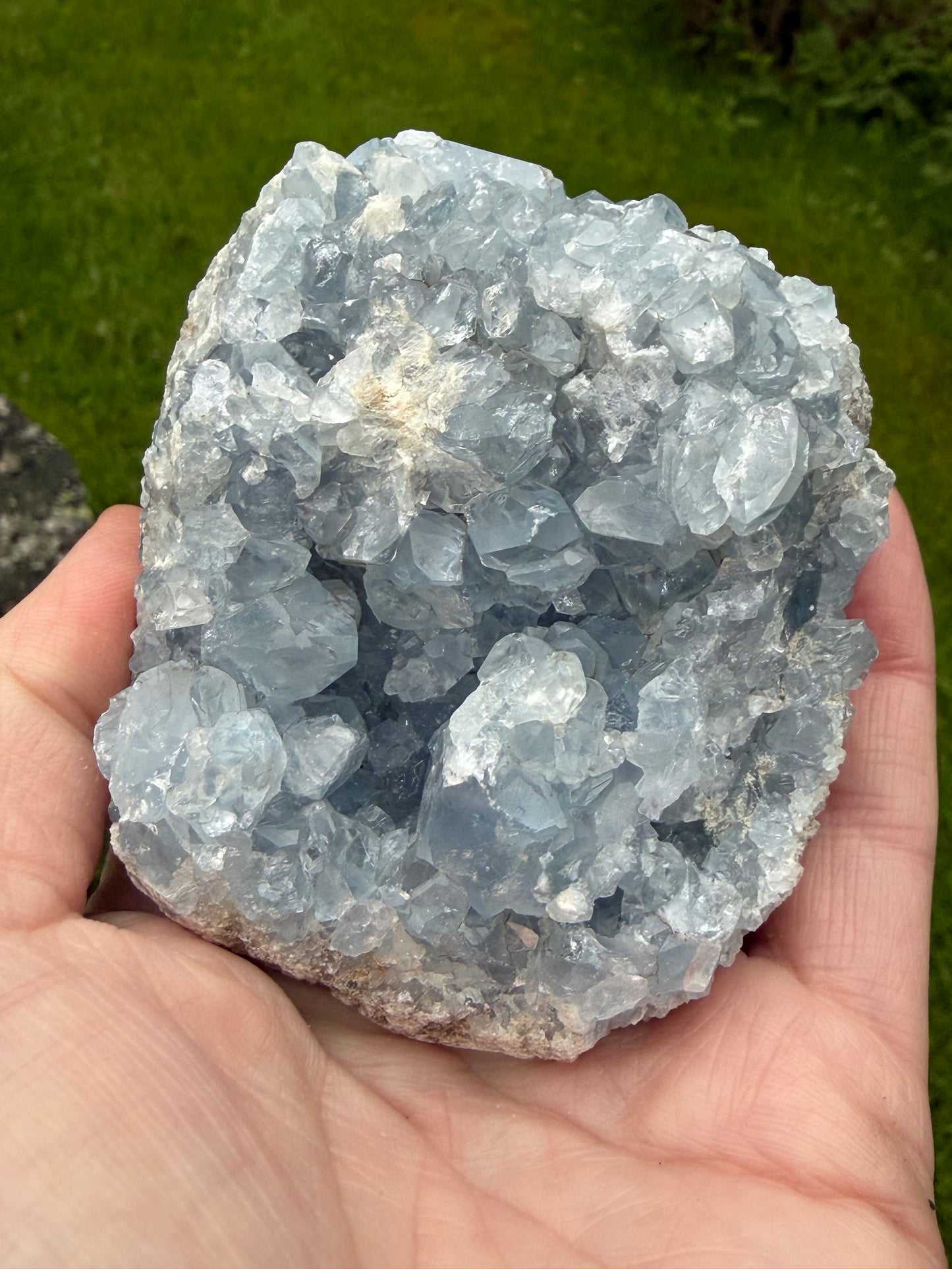 Blå celestinklynge – A-kvalitet ✨💙 509 gram
